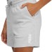  Ladies' French Terry Short, Gray, Large