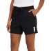  Ladies' French Terry Short, Black, Large