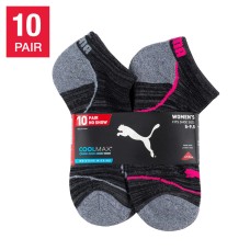 PUMA Ladies' No Show Sock10-pair