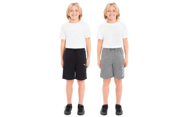  Youth 2-pack Short, Black, Small (7/8)