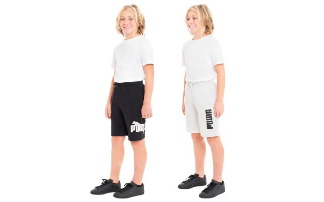  Youth 2-pack Short, Gray, Medium (10/12)