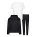  Youth 3-piece Fleece Set, Black, One Color, X-Small (5/6)