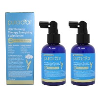 pura d'or Hair Thinning Therapy Energizing Scalp Serum 4.0 oz, 2-pack