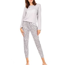 Rae Dunn Women’s  2pc Loungewear Jogger Set, Gray, Medium