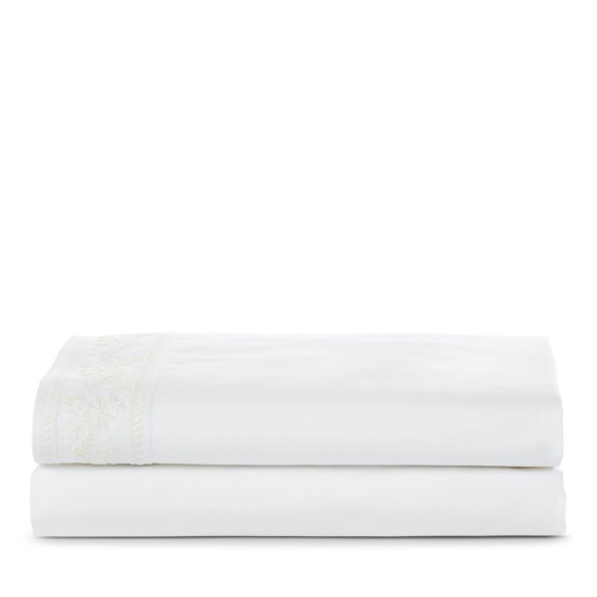 Ralph Lauren Katrine Fitted Sheet Bediings, Extra Deep Fitted Sheet, White, White, California King