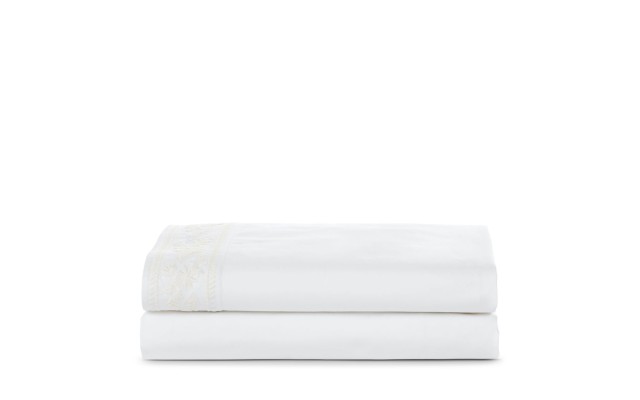 Ralph Lauren Katrine Fitted Sheet Bediings, Extra Deep Fitted Sheet, White, White, California King