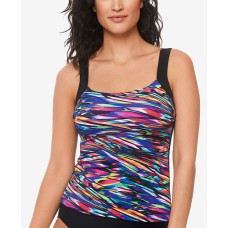 Reebok Glassworks Women’s Tankini Top, Multi, 12