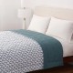 Reversible Down Alternative Blanket by , Teal, King