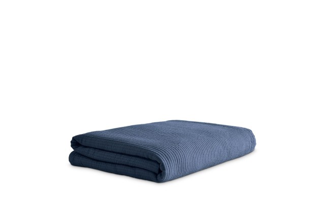  Home Cotton Coverlets, Navy, King
