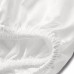  Home Sateen Fitted Sheet, White, Queen
