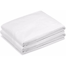 Riley Home Sateen Fitted Sheet, White, Queen