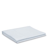 RILEY Home Sateen Flat Sheet, White, Queen