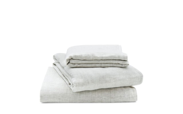 Riley Linen Fitted Sheet, King