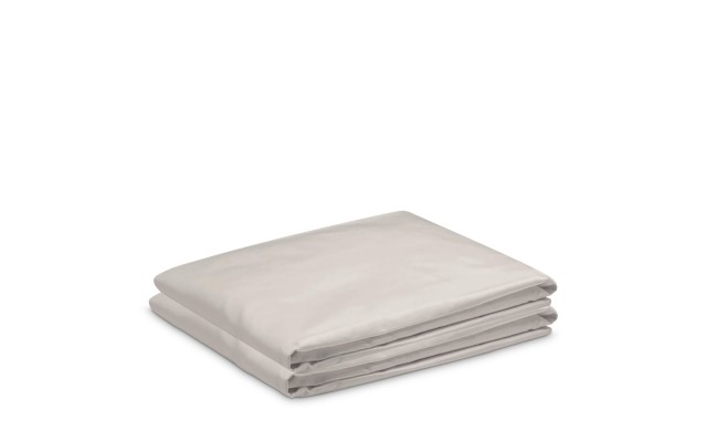Riley Sateen Fitted Sheet, Ivory, King