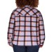 Sage Ladies' Plush Shirt Jacket, Purple, Large