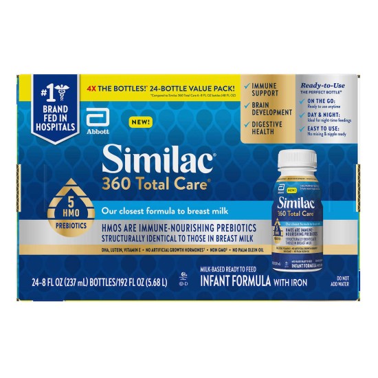  360 Total Care Ready-to-Feed Infant Formula 8 fl oz, 24-pack