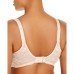  Women’s Promesse Full Cup Plunge Underwire Bra, Beige, 34C