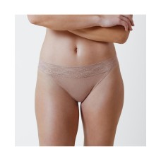 Skarlett Blue Women’s Petal Cotton Thong, Beige, One Size