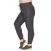  Ladies' Brushed Jogger, Black, 3X
