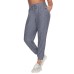  Ladies' Brushed Jogger, Blue, Large