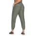  Ladies' Brushed Jogger, Green, 3X