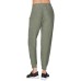  Ladies' Brushed Jogger, Green, 3X