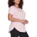  Ladies' Tunic Tee, 2-pack, Pink, Large