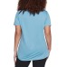  Ladies' Tunic Tee, 2-pack, Black, Large