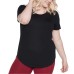  Ladies' Tunic Tee, 2-pack, Pink, Small