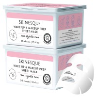 Skinesque Wake Up & Makeup Prep Sheet Mask, 2-pack