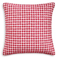Sky Sunset Blossoms Decorative Pillow, Pink,18 x 18
