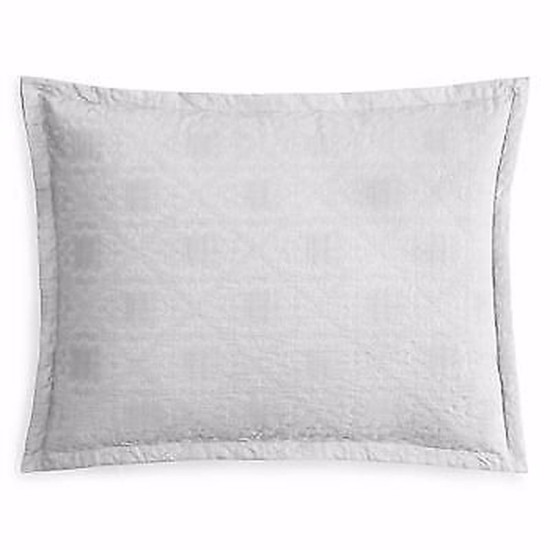 Sky Tile Matelesse 100% Cotton Standard Quilted Pillow Sham Pair, Light Gray, 20” x 28”