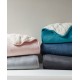  Velvet to Berber Weighted Blanket Bedding, Gray, 60″ x 80″