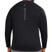  Men’s Rash Guard, Black, XX-Large