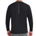  Men’s Rash Guard, Black, XX-Large