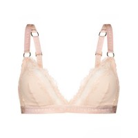 Stella McCartney Bea Treasuring Soft Cup Triangle Bralette, Small, Pink