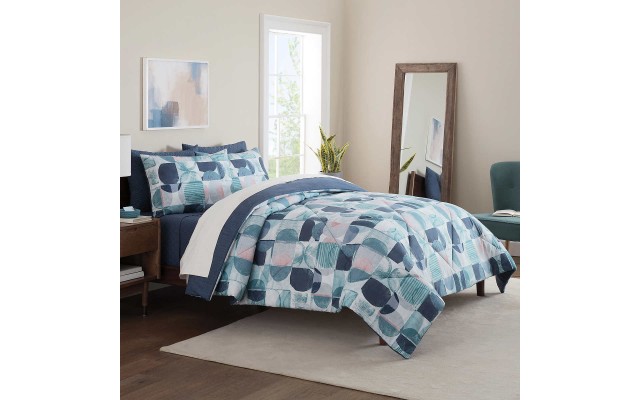 Style Decor 6-piece Comforter and Coverlet Set, York, One Color, Queen