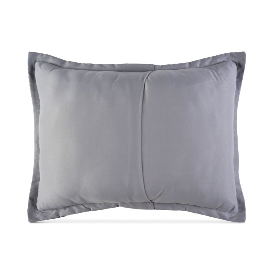  Barclay 3-Pc. Reversible King Comforter Set Bedding, Black/White