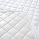  Premium Bamboo Mattress Protector, Waterproof, Noiseless, Quilted, SilkySoft Breathable Fitted Bed Cover, King