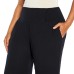  Ladies' Printed Pant, Black, Large
