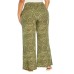  Ladies' Printed Pant, Green, XX-Large