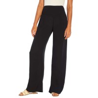 Three Dots Ladies' Printed Pant, Black, X-Small