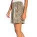  Ladies' Printed Short, Green, Large