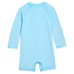  Infant 2-piece Swim Set, Light Blue, 12-18 Months