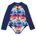  Kids' 3-piece Swim Set, Palm Trees, One Color, 2T