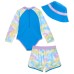  Kids' 3-piece Swim Set, Seahorse, One Color, 2T