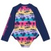  Kids' 3-piece Swim Set, Palm Trees, One Color, 5