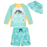 Tommy Bahama Kids' 3-piece Swim Set, Octopus, One Color, 5