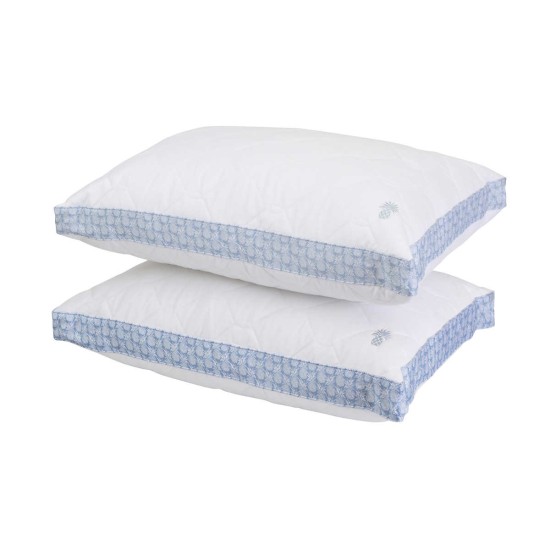 Tommy Bahama Quilted Pillow 2-pack, Blue
