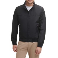 Tommy Hilfiger Men’s Golf Bomber Jacket, Black, XX-Large